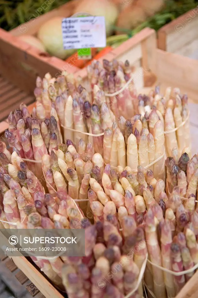 Asparagus, Market, Sarlat, Dordogne, France, France