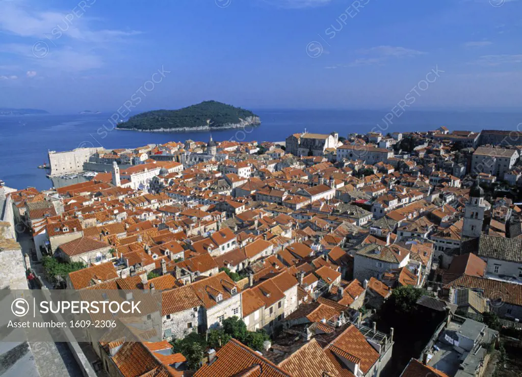 View over Dubrovnik, Croatia