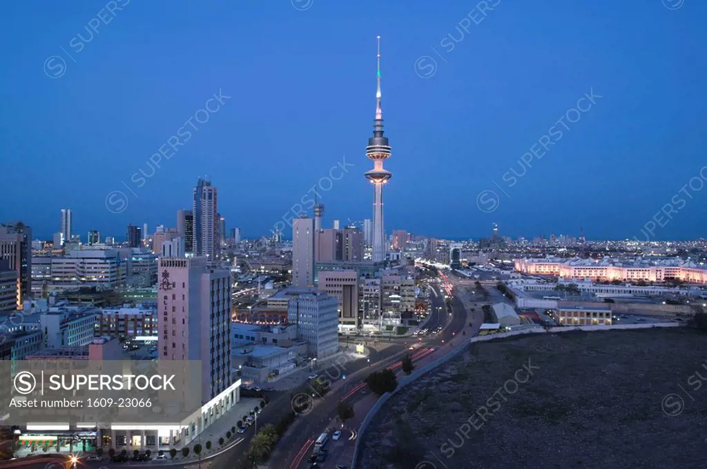 Kuwait, Kuwait City, Liberation Tower and City