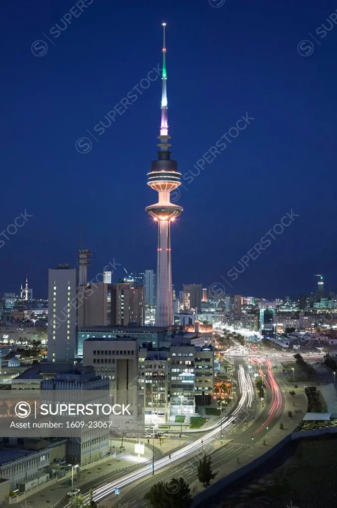 Kuwait, Kuwait City, Liberation Tower and City