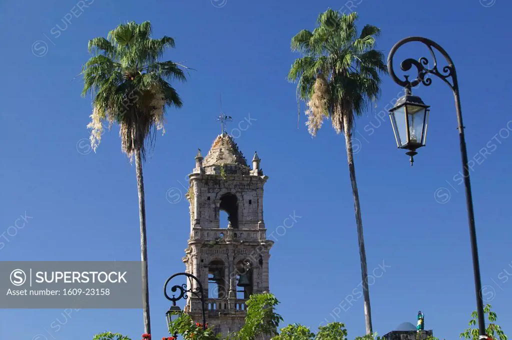 Mexico, Sinaloa State, Copala, Town Square Church