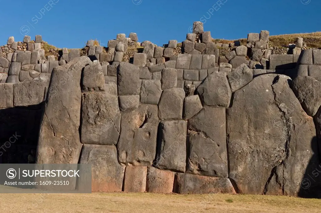 The Monolithic Inca fortress of Sacsayhuaman, Sacred Valley, Peru