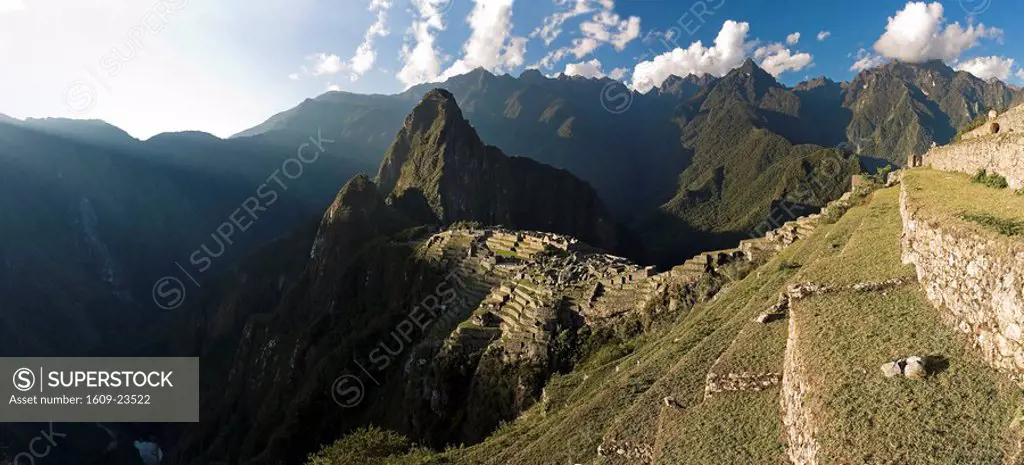 Panoramic View of Machu Picchu, Sacred Valley, Peru