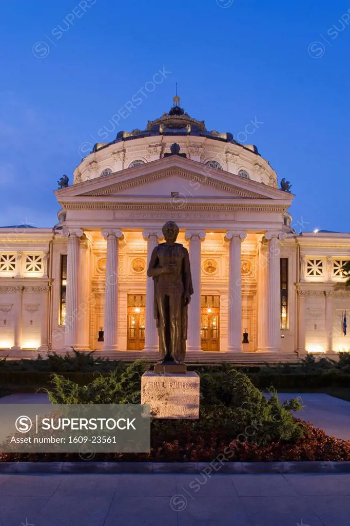 Romania, Bucharest, Piata George Enescu, Romanian Athenaeum Concert Hall