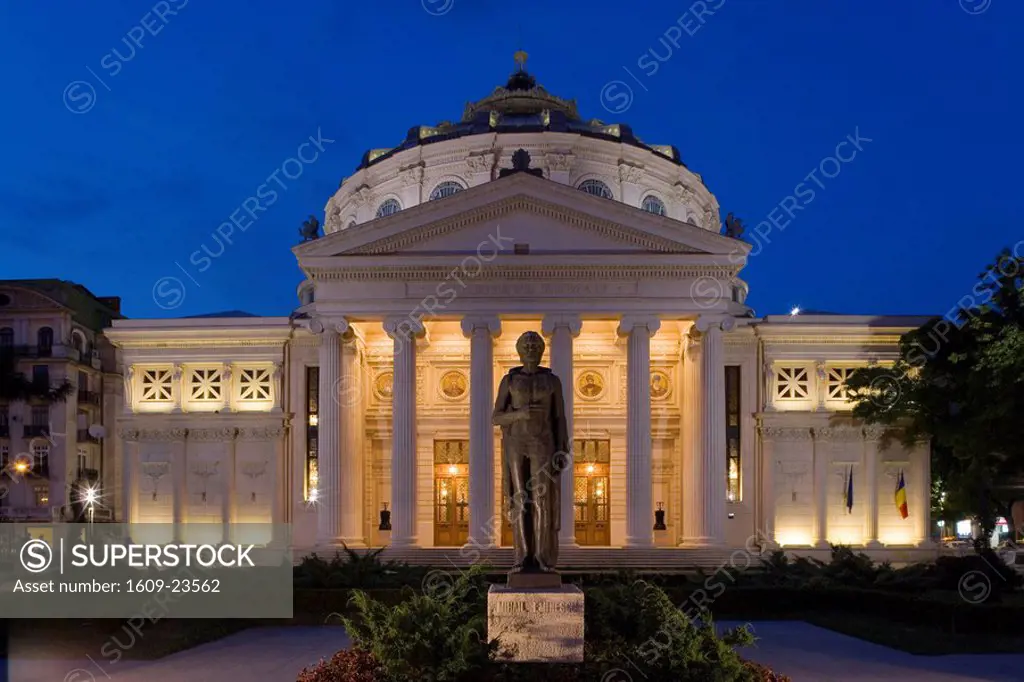 Romania, Bucharest, Piata George Enescu, Romanian Athenaeum Concert Hall