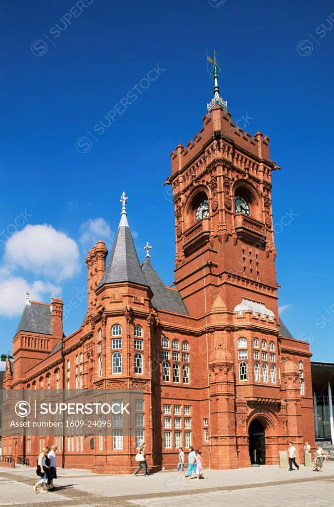 UK, Wales, Monmouthshire, Cardiff, Cardiff Bay, Pierhead Building