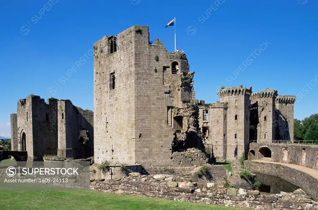 UK, Wales, Monmouthshire, Raglin, Raglin Castle