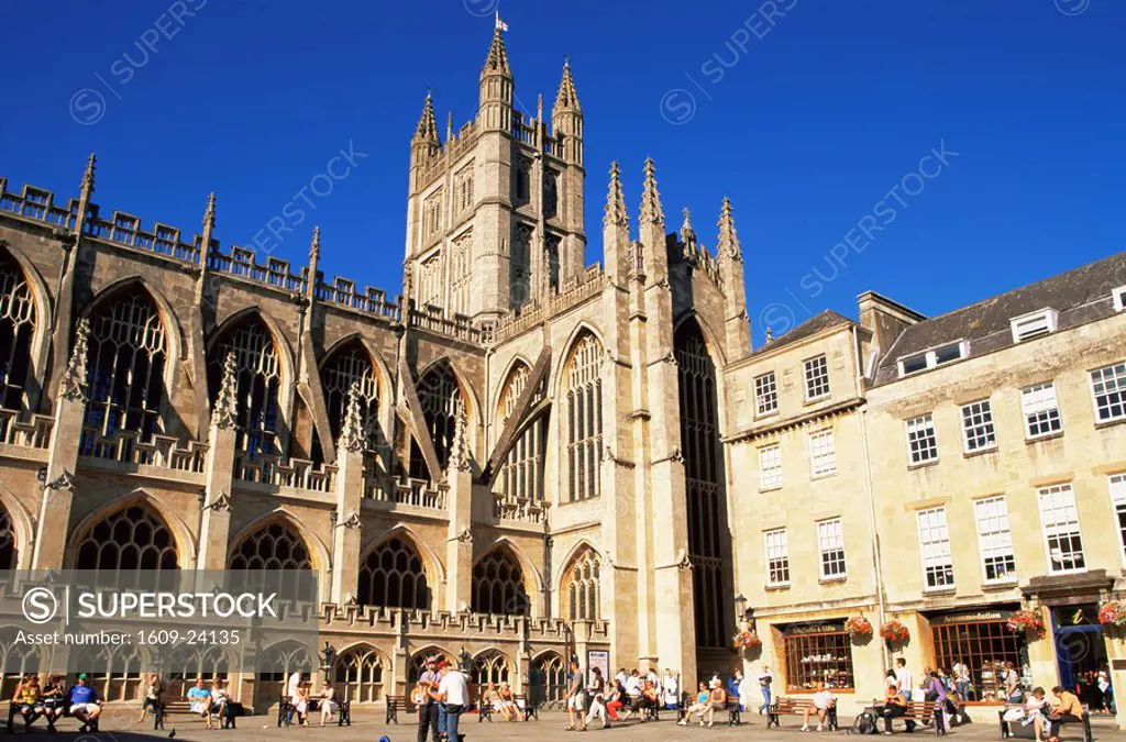 England, Somerset, Bath, Bath Cathedral