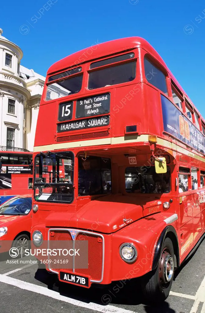 England, London, Routemaster Double Decker Bus