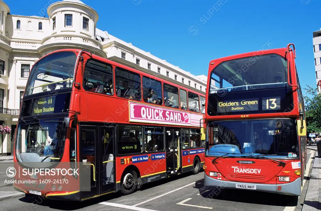 England, London, Double Decker Bus