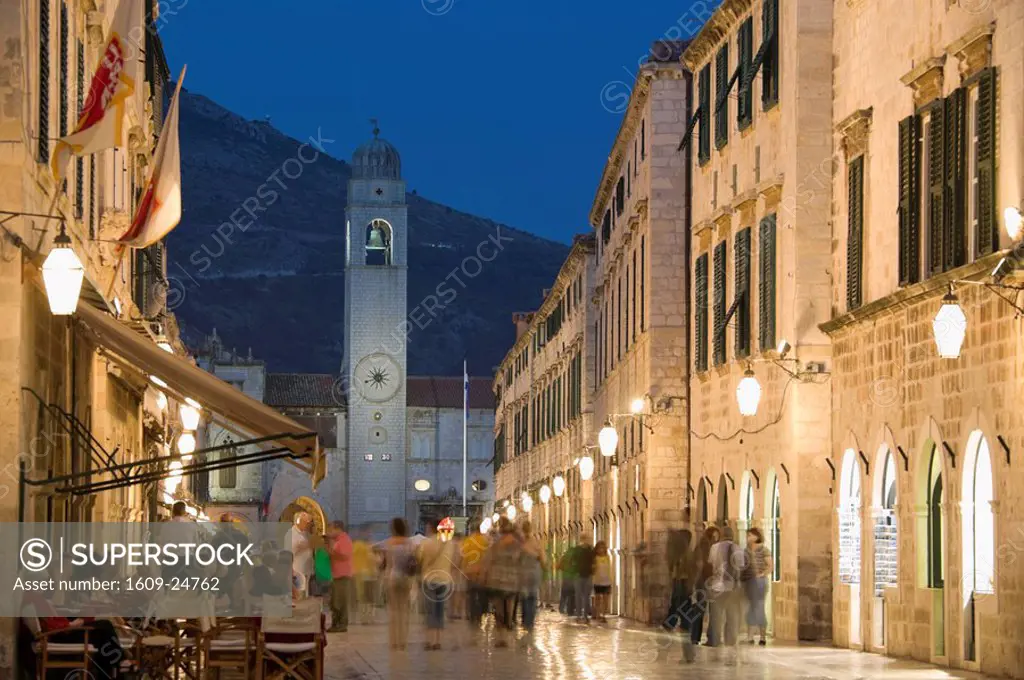 Croatia, Southern Dalmatia, Dubrovnik, Old Town, the Placa