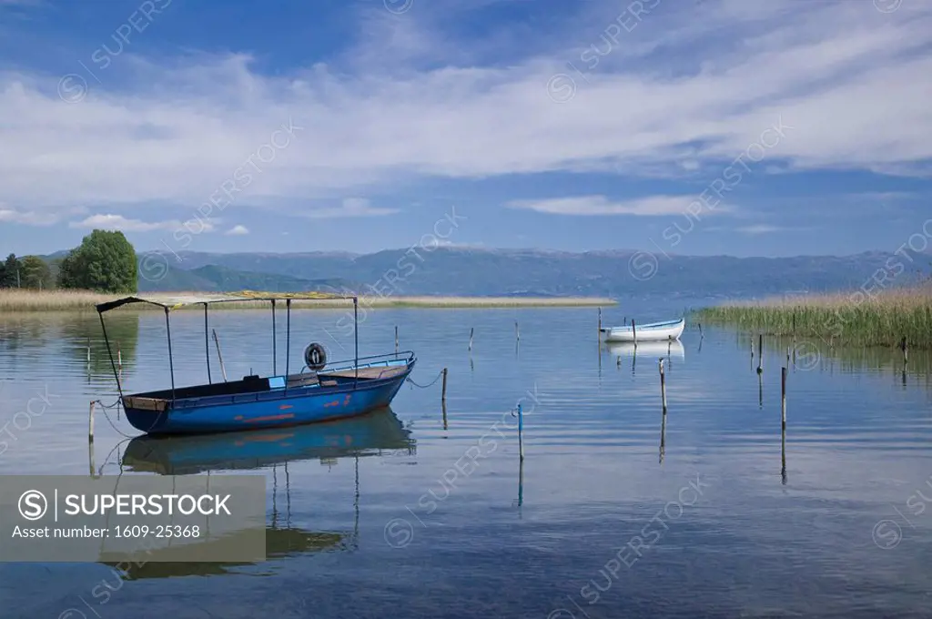 Macedonia, Struga, Rental Boats on Lake Ohrid