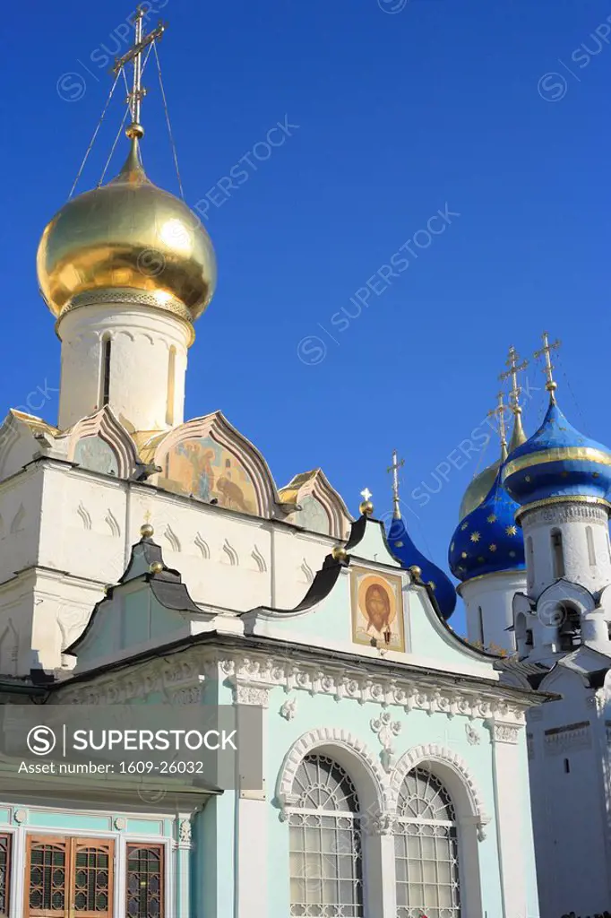 Trinity Cathedral, Trinity Lavra of St. Sergius, Sergiyev Posad, Golden Ring, Russia