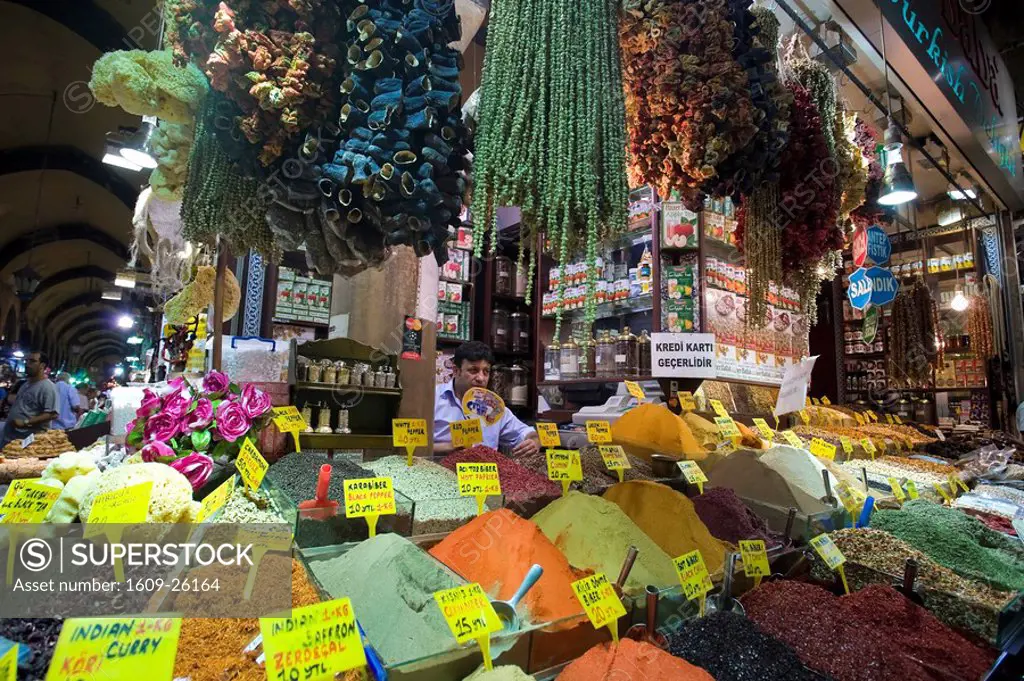 The Spice Bazaar, Sultanhamet, Istanbul, Turkey
