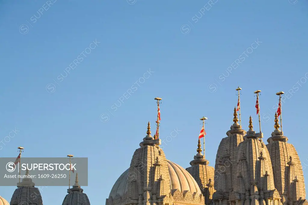 England, London, Neasdon, Shri Swaminarayan Mandiir Temple, The largest Hindu Temple outside India