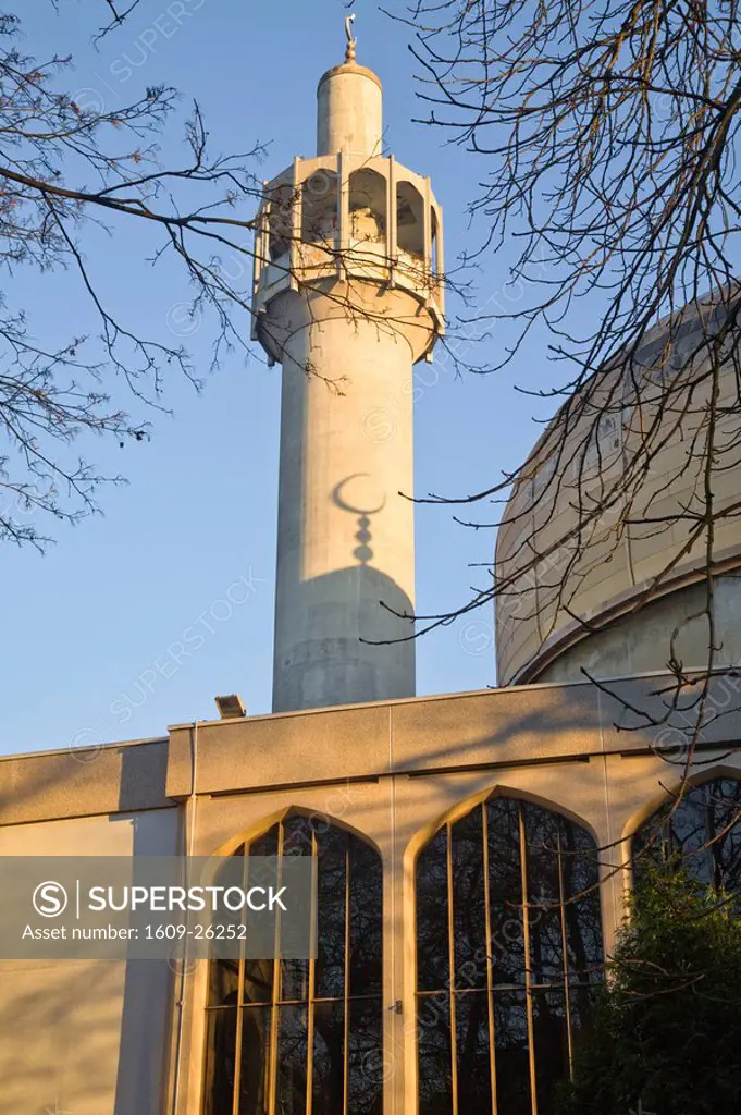 England, London, St John´s Wood, Regents Park, London Central Mosque Regents´s Park Mosque