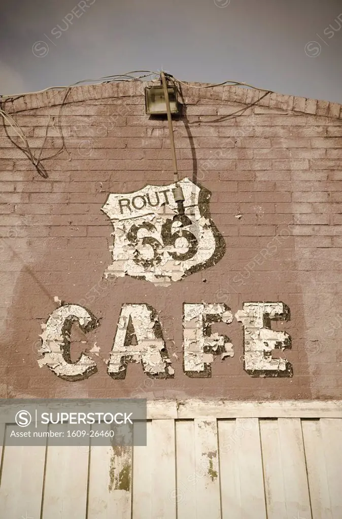 USA, Illinois, Route 66, Litchfield Route 66 Cafe
