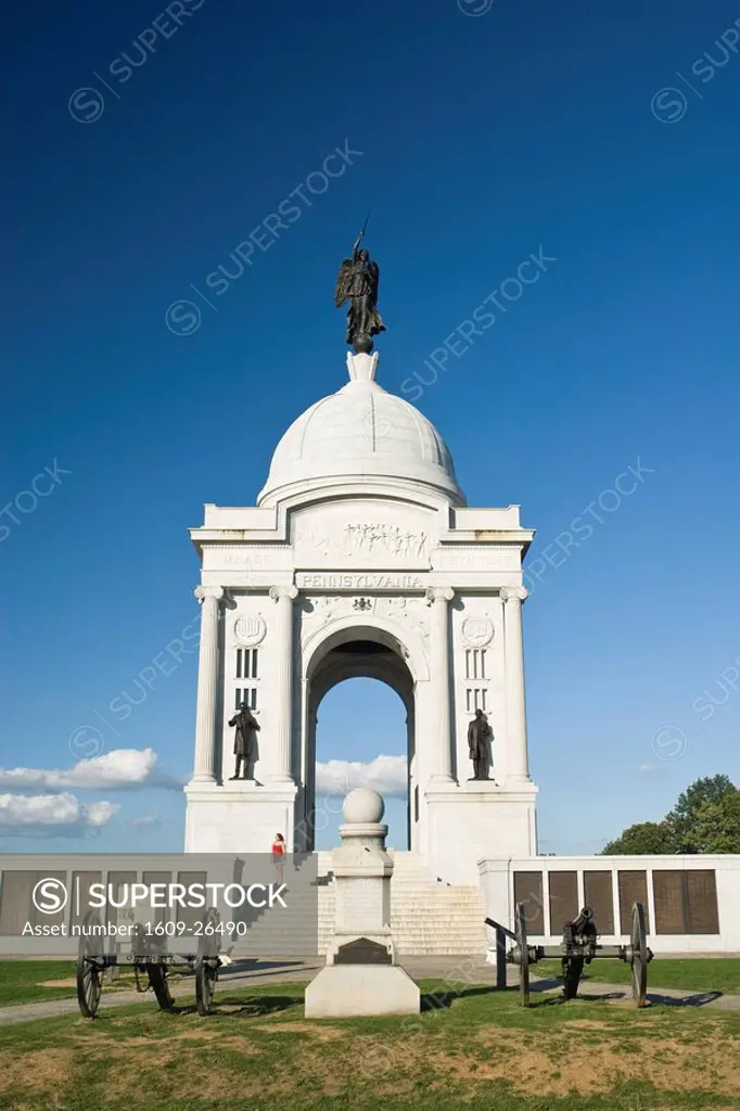 USA, Pennsylvania, Gettysburg, Cemetery Ridge, Pennsylvania Monument