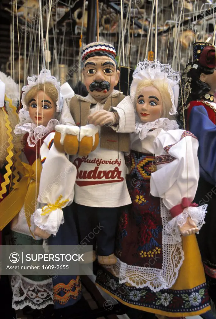 Souvenir puppets, Prague, Czech Republic