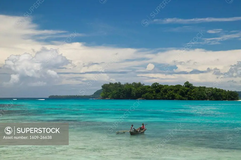 Vanuatu, Espiritu Santo Island Port Olry, Port Olry Town Beach