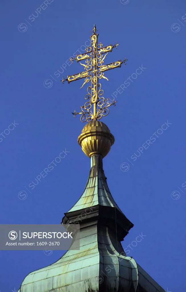 St Nicholas Church spire,  Old Town Square, Prague, Czech Republic