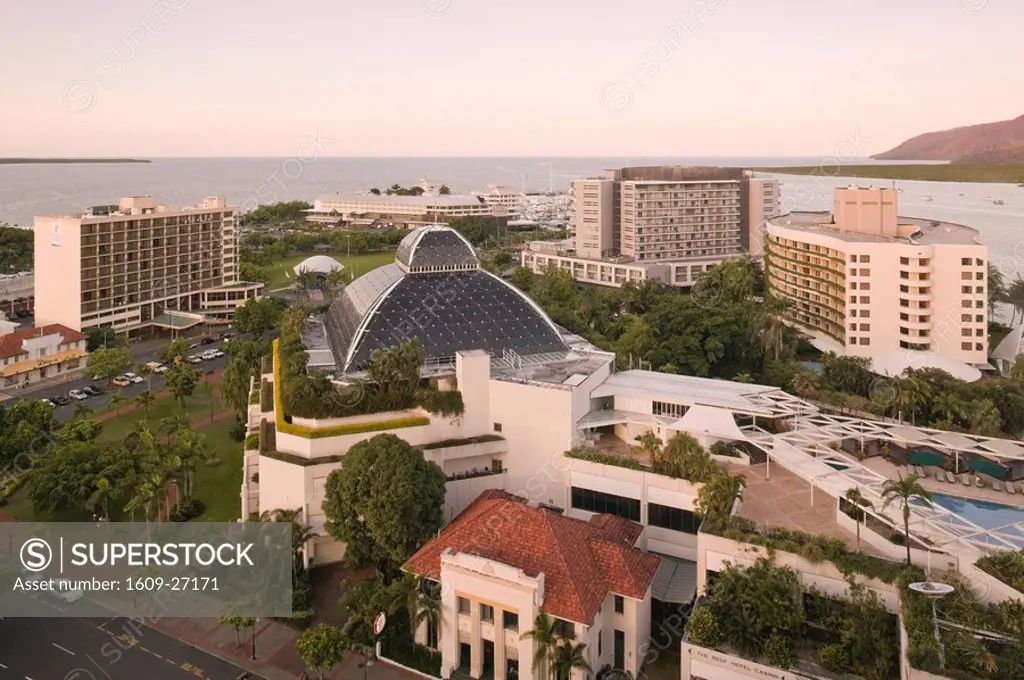 Australia, Queensland, North Coast, Cairns, Waterfront Hotel area & Cairns Casino