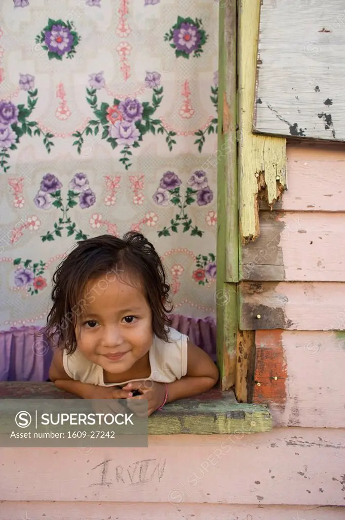 Portrait of a girl, Caye Caulker, Belize