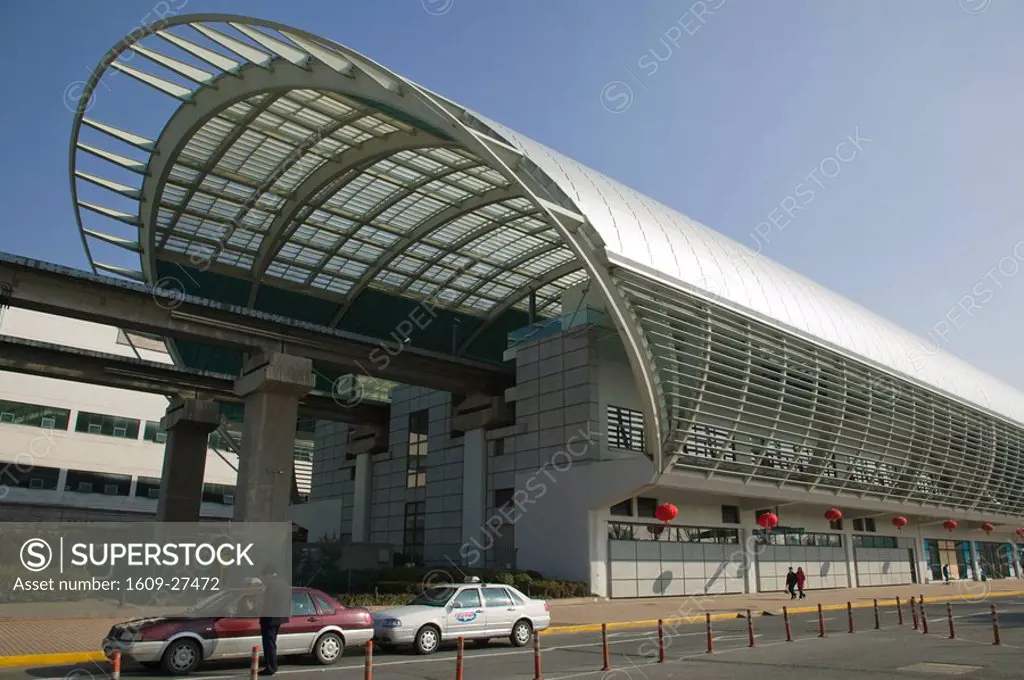 China, Shanghai, Pudong District, Mag Lev Magnetic Levitation Train Station