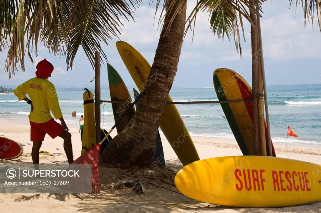 Surf rescue, Kuta beach, Bali, Indonesia