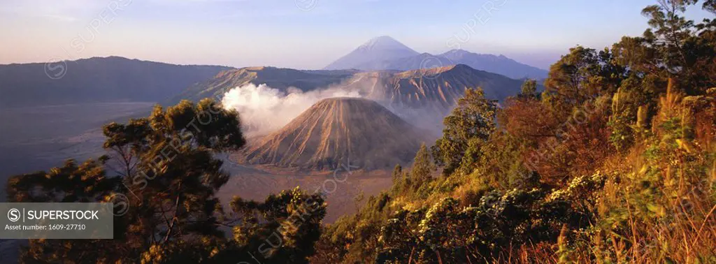 Gunung Bromo Crater, viewed from Mt. Penanjakan, Bromo Tengger Semeru NP, Java, Indonesia