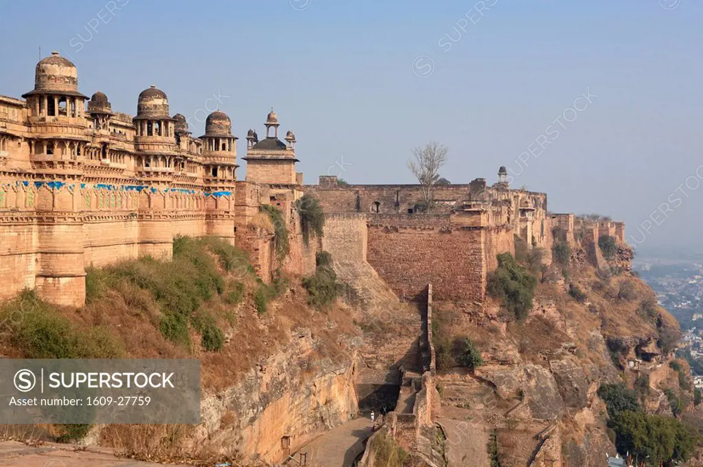 Fort, Man Mandir palace 1500, Gwalior, Madhya Pradesh, India