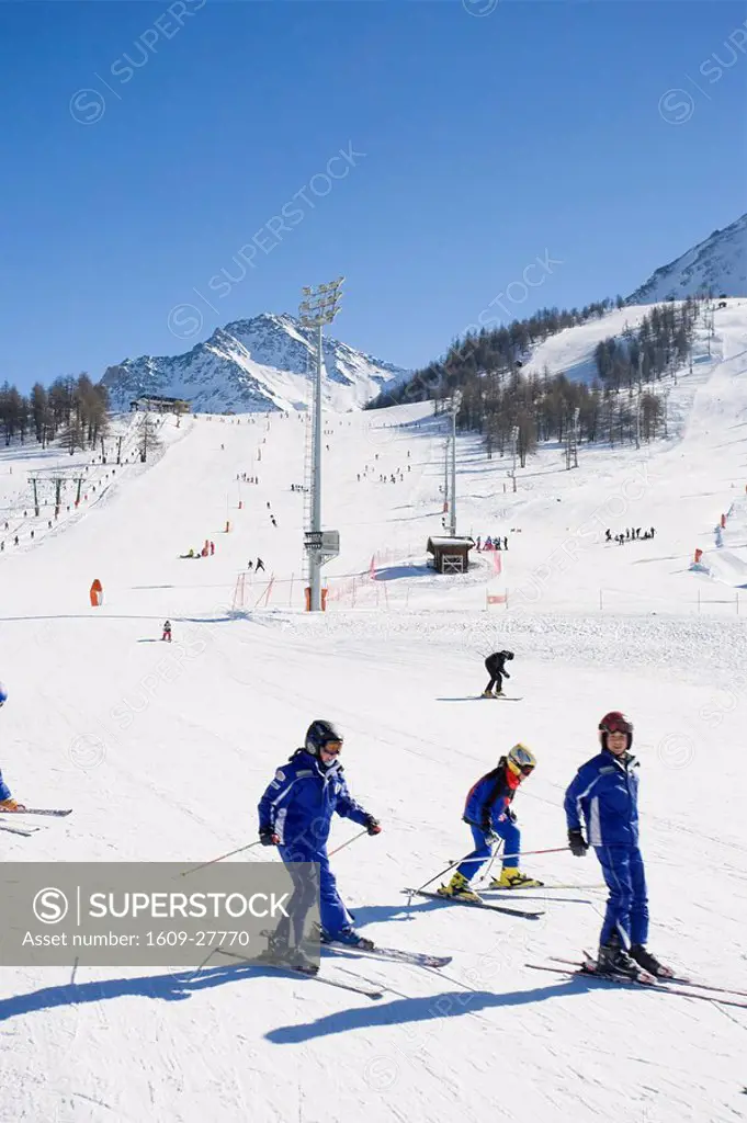Sestriere Ski Resort Site of 2006 Winter Olympics, Turin Province, Piedmont, Italy