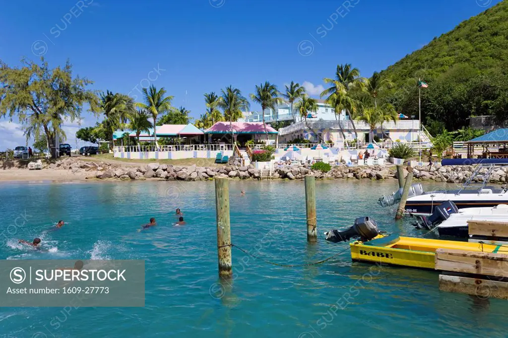 Caribbean, St Kitts and Nevis, St Kitts, Frigate Bay Beach