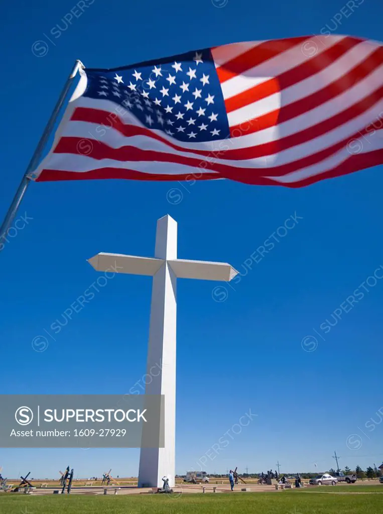 USA, Texas,, Route 66, Groom, The Cross of Our Lord Jesus Christ