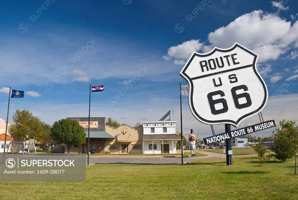 USA, Oklahoma, Route 66, Elk City, National Route 66 Museum,