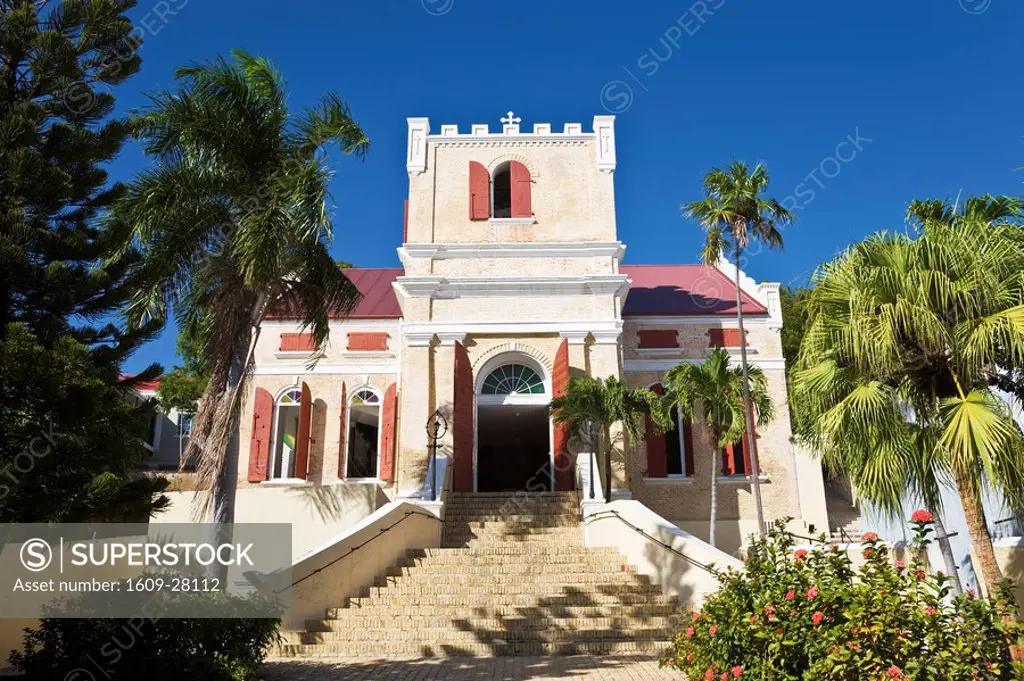 Caribbean, US Virgin Islands, St. Thomas, Charlotte Amalie, Frederick Lutheran Church