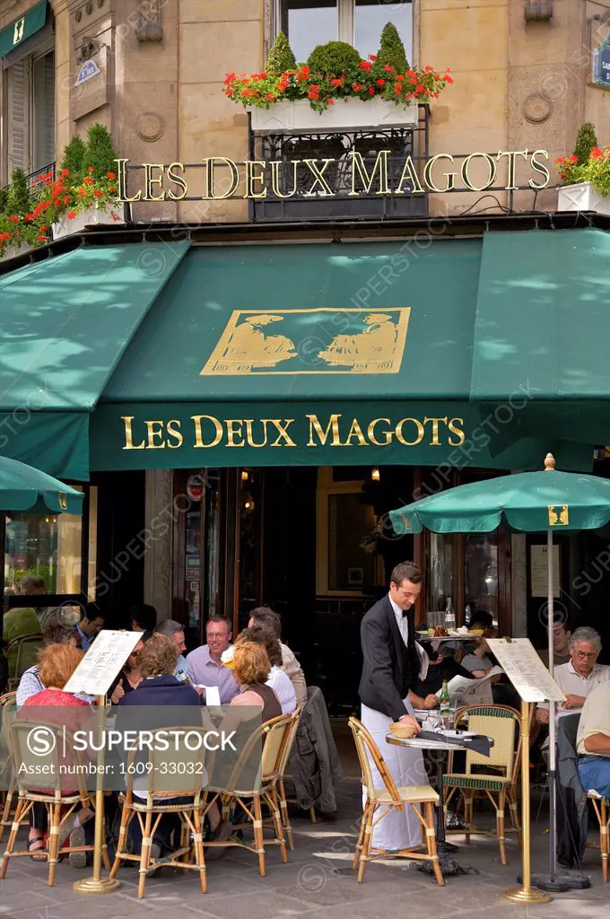 Les Deux Magots Restaurant, Paris, France