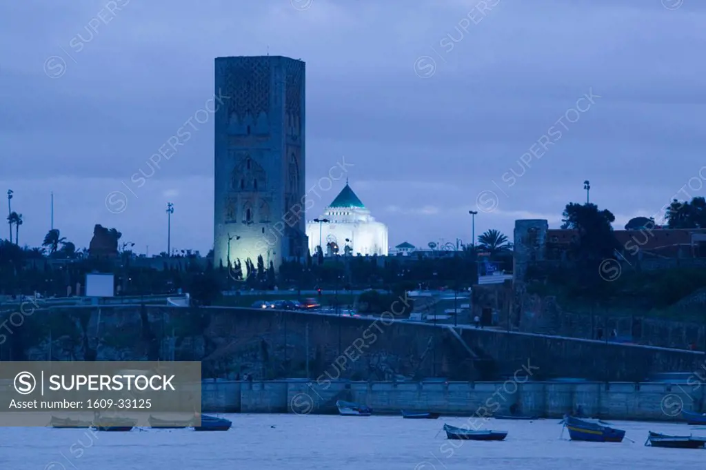 Mousoleum of Mohammed V & Hassan Tower, Rabat, Morocco