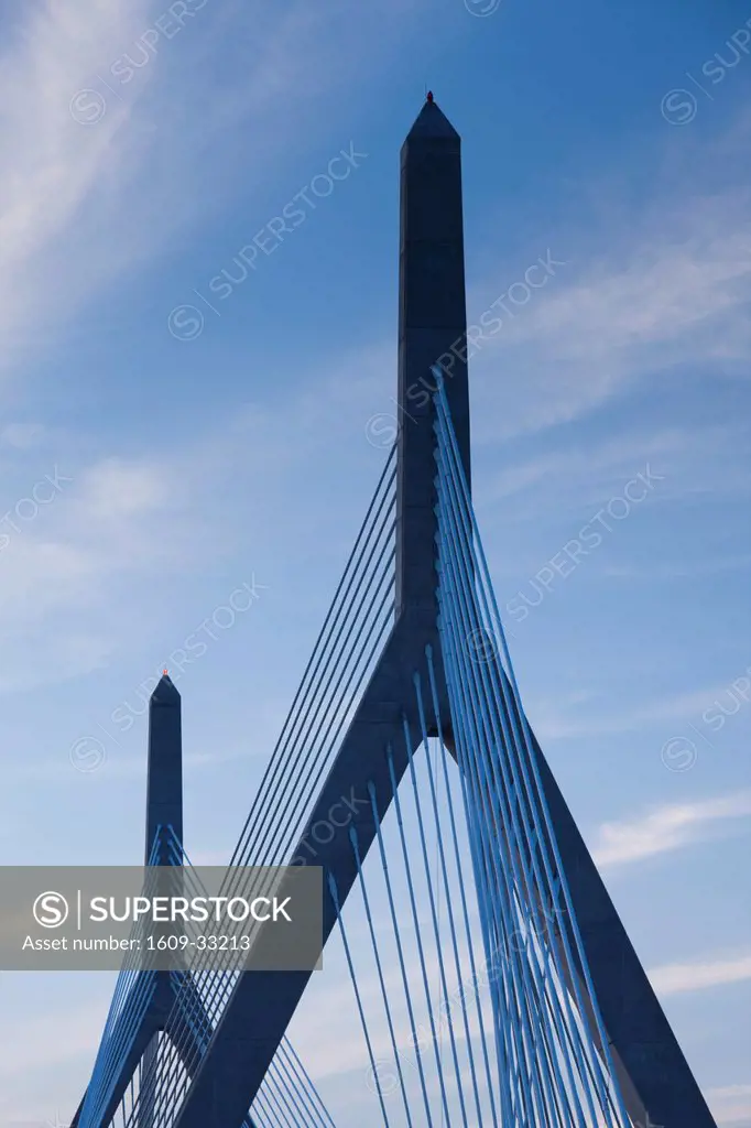 USA, Massachusetts, Boston, The Zakim Bridge