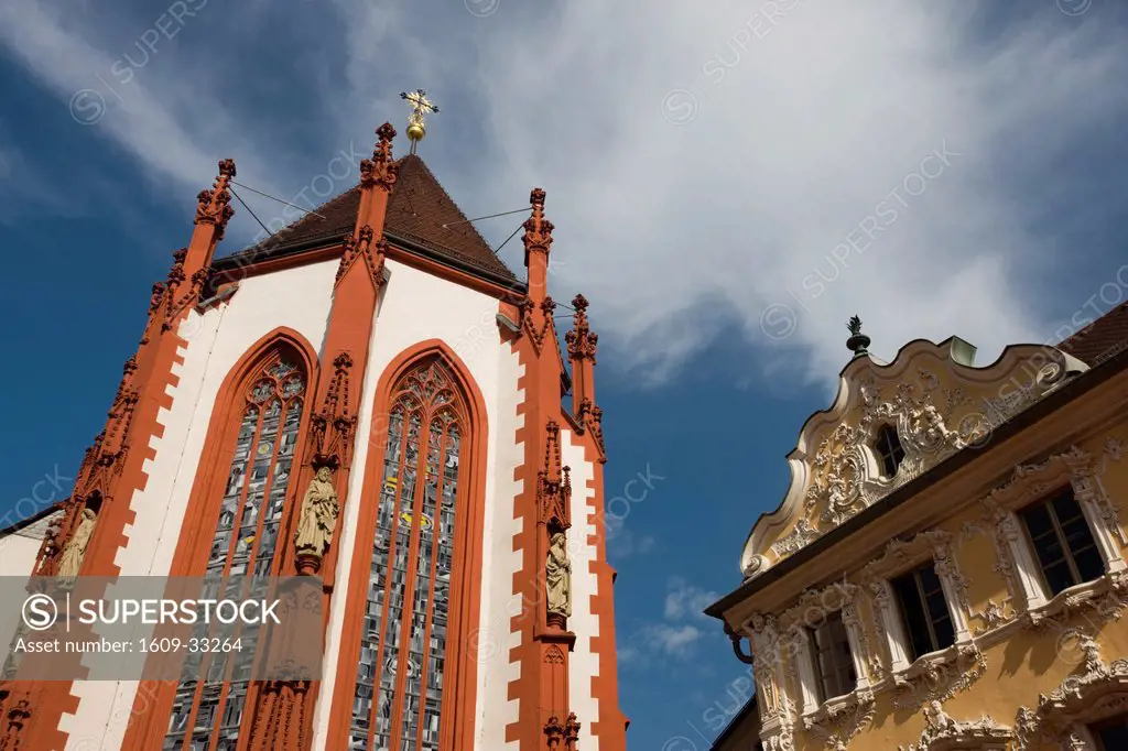 Germany, Bayern/ Bavaria, Wurzburg, Marienkapelle church