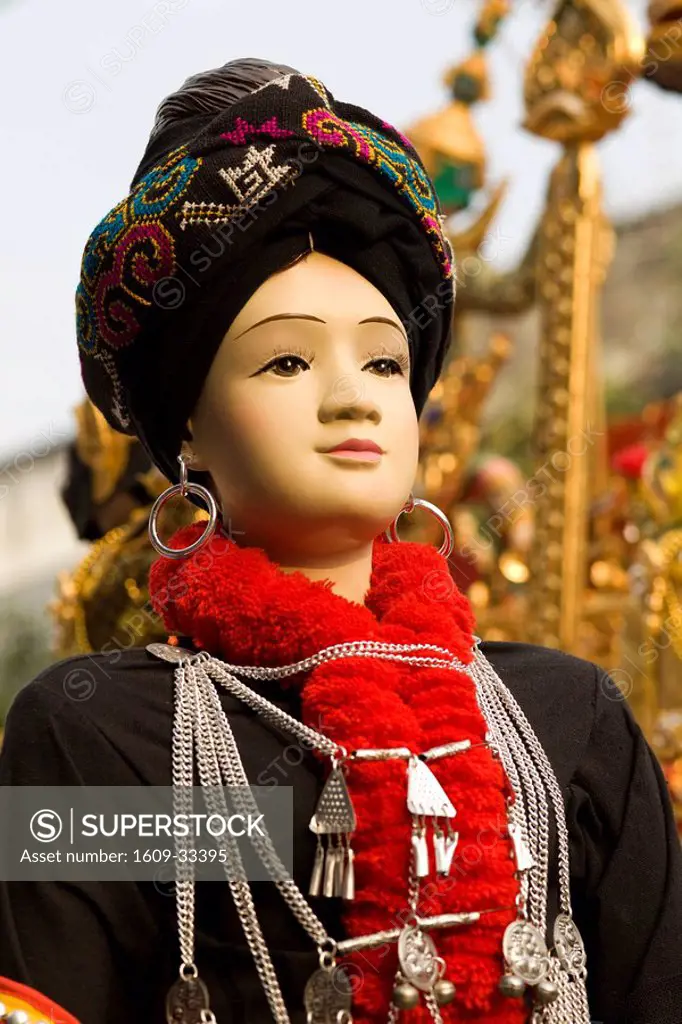 Thailand, Golden Triangle, Chiang Mai, Souvenir Dolls