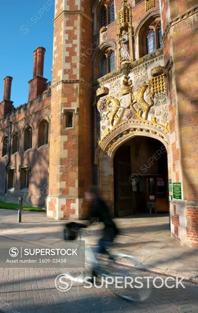 UK, England, Cambridge, Cambridge University, St. John´s College gatehouse