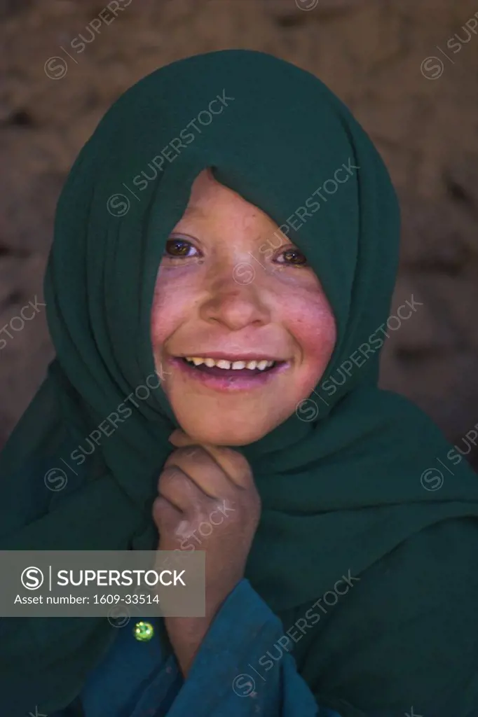 Afghanistan, Bamiyan Province, Bamiyan, Girl