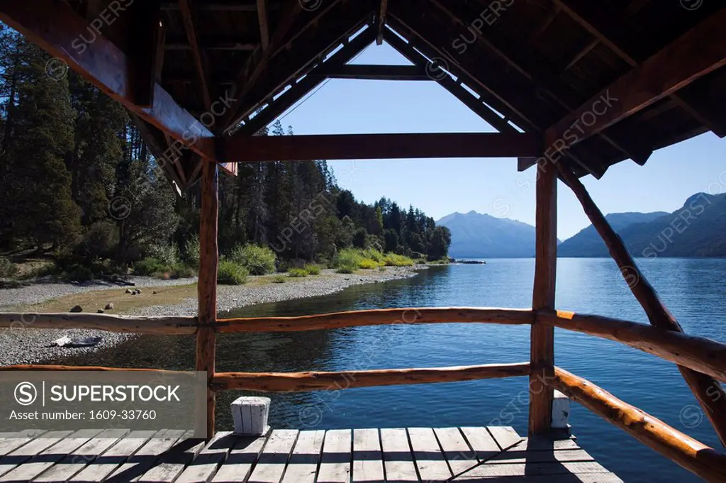 Argentina, Neuquen Province, Lake District, Road of the Seven Lakes, Villa Traful, Lake Traful