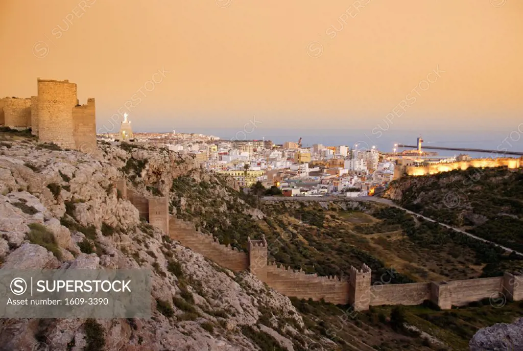 Fortified Walls, Almeria, Andalucia, Spain