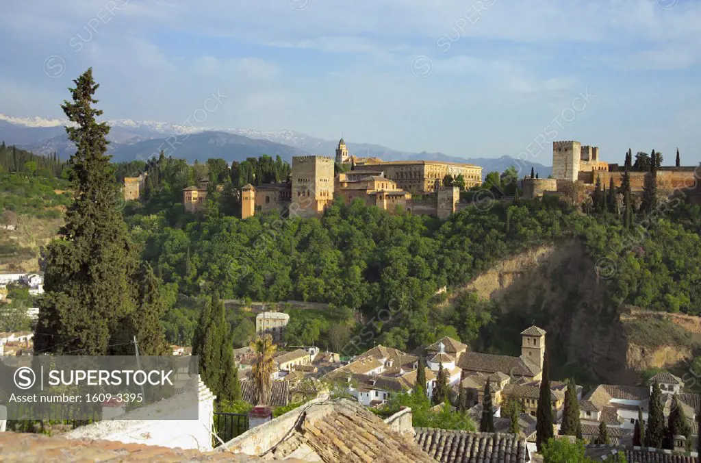 The Alhambra Palace, Granada, Granada Province, Spain