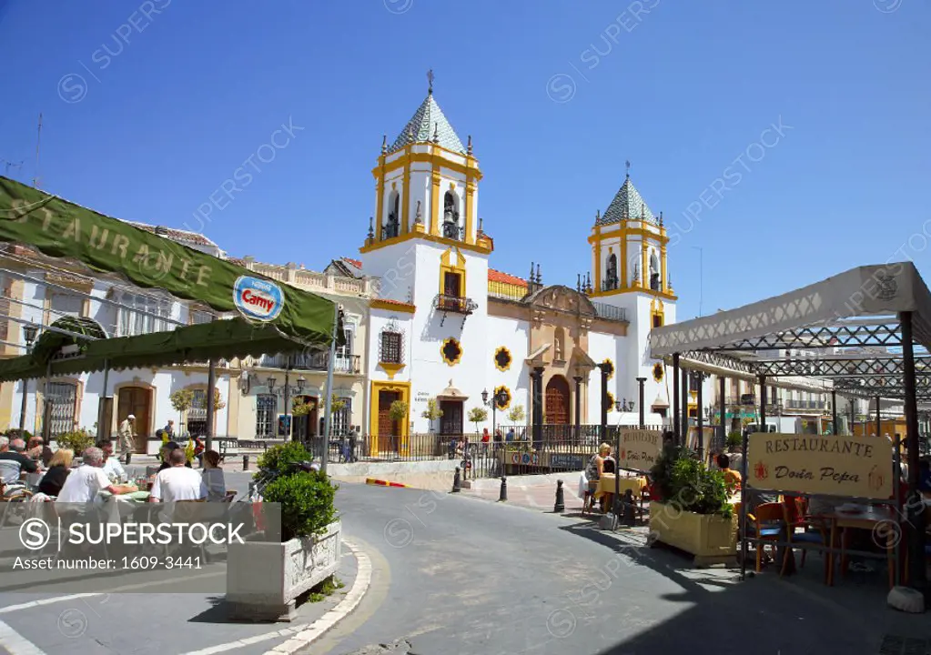 Plaza del Socorro, Ronda, Malaga Province, Andalucia, Spain