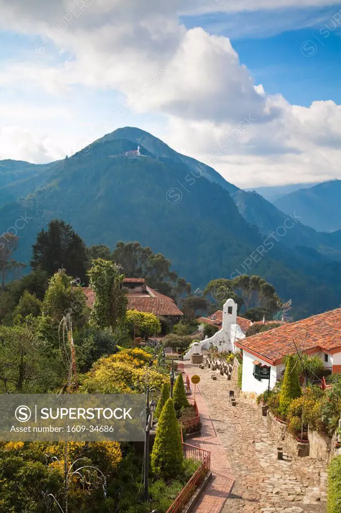 Colombia, Bogota, Cerro de Monserrate,Restaurant on Monserrate Peak