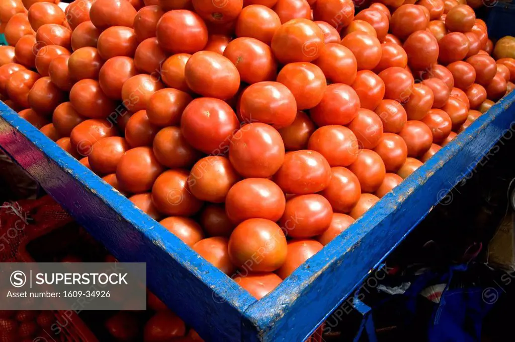Costa Rica, Cartago, Mercado Muncipal de Cartago, Fruit and Vegetable Market, Tomatoes