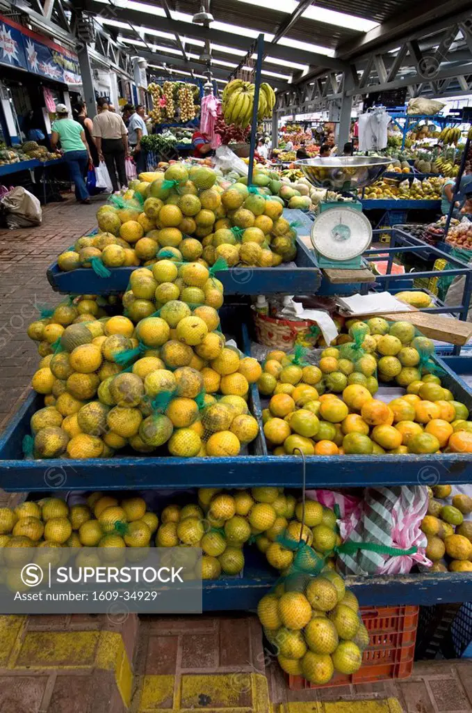 Costa Rica, Cartago, Mercado Municipal de Cartago, Fruit and Vegetable Market, Oranges